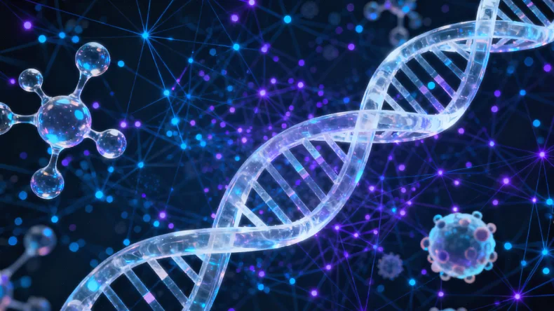 HER2基因正常与突变模式对比示意图