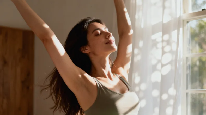 一个人对着电脑上的基因报告陷入沉思