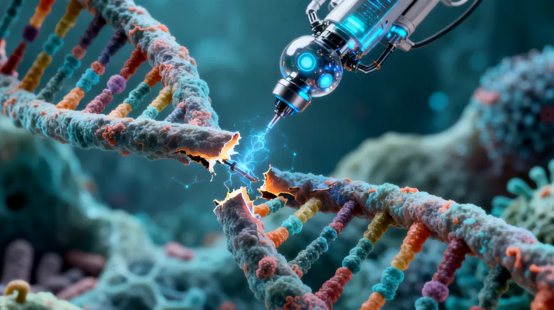 一张形象化的基因测序数据报告示意图