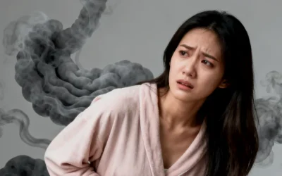 医生向家长解释儿童听力基因报告