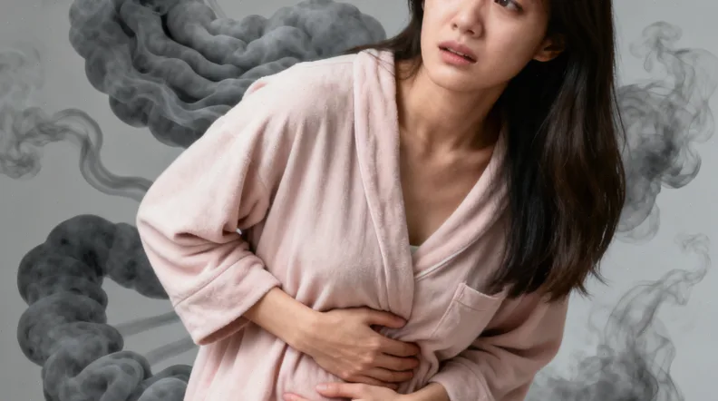 形象化的DNA双螺旋结构，其中一个链有标记