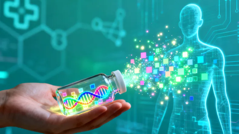 一份基因检测报告结论页的特写