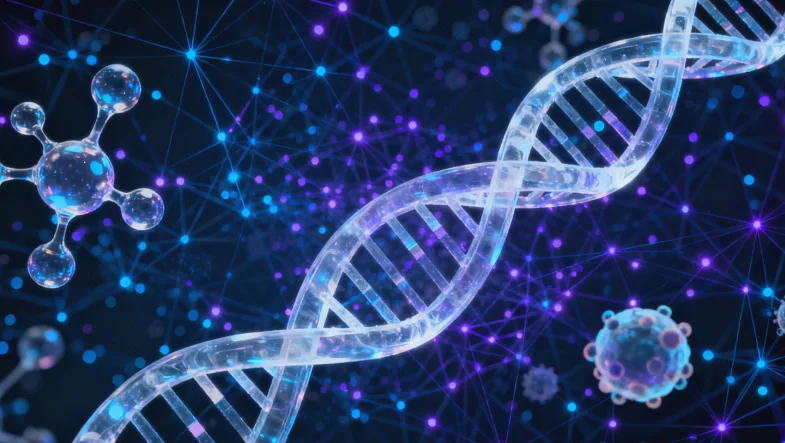 一位年轻人在家自测血压，表情困惑