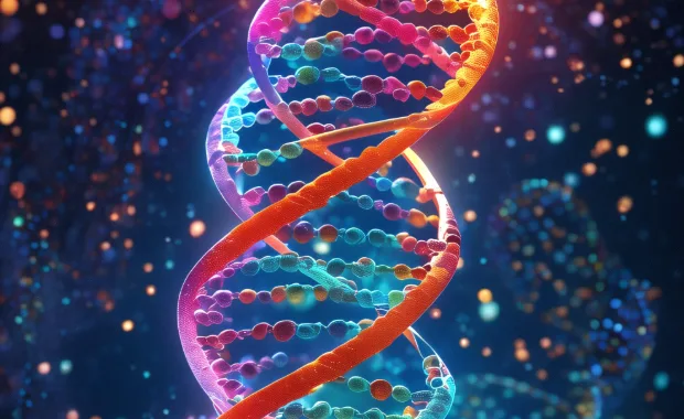 一张对比图：正常红细胞与地贫靶形红细胞形态对比