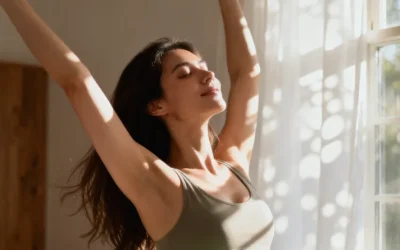 孩子对着窗外走神的侧脸特写