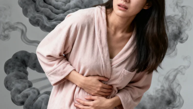 典型的手部短宽、手指张开表现特写