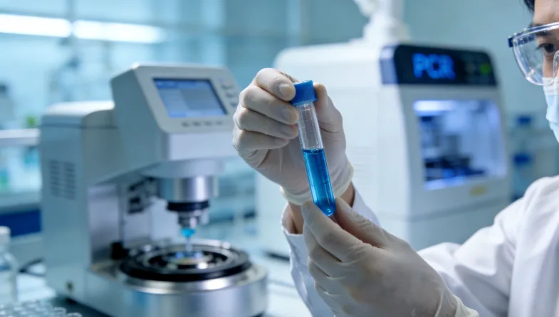 线粒体结构示意图，显示内外膜和嵴