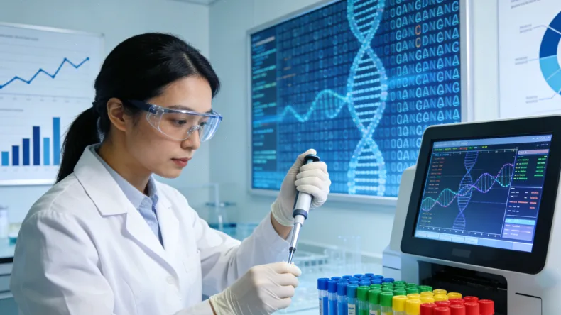 展示CAP/CLIA国际实验室认证标识的图片