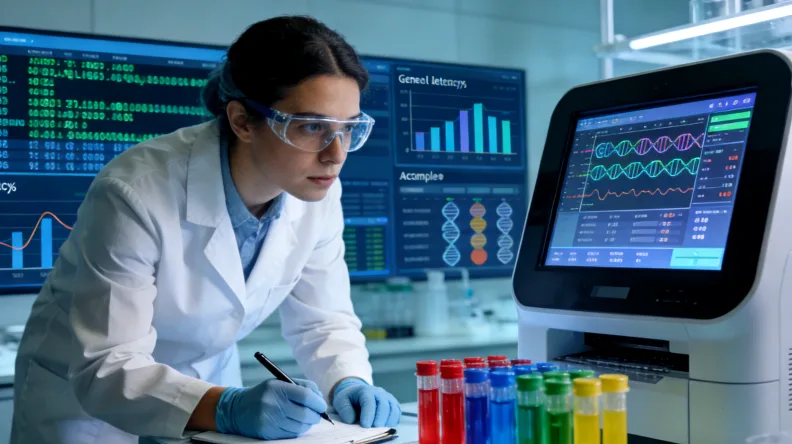 液体活检示意图：从采血到分析ctDNA的流程