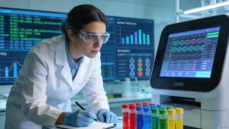 基因检测报告核心结果解读示意图