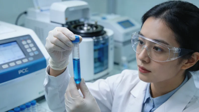 肿瘤组织活检穿刺过程的示意图