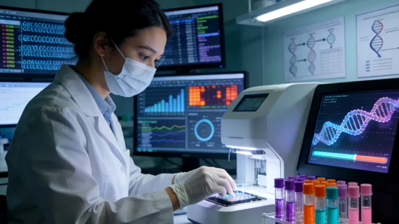 二代测序（NGS）实验室工作场景