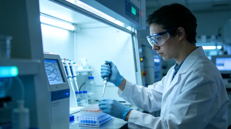 靶向药像钥匙匹配基因锁的示意图