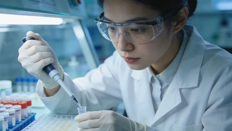 展示基因检测报告“未检出突变”结论的特写