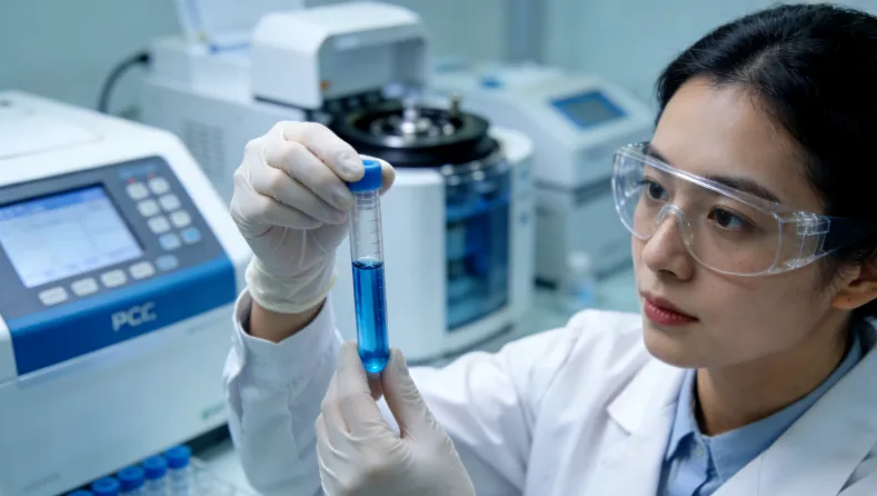 血液样本进入分析仪进行液体活检