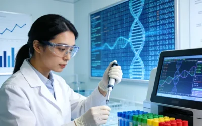 肺腺癌与小细胞肺癌病理切片对比示意图