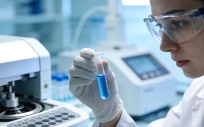 医生与患者家属沟通基因检测方案的场景