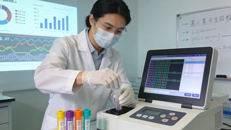 肿瘤组织样本与血液样本采集过程展示