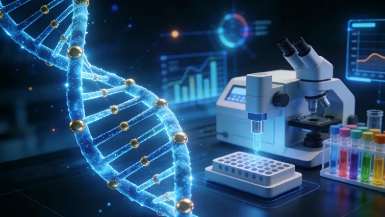一张清晰的肺癌基因检测报告局部，突出药物推荐部分