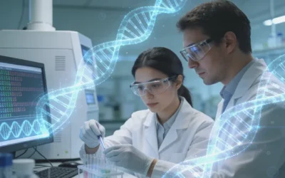 一位患者家属正在用手机搜索“肺癌基因检测排名”