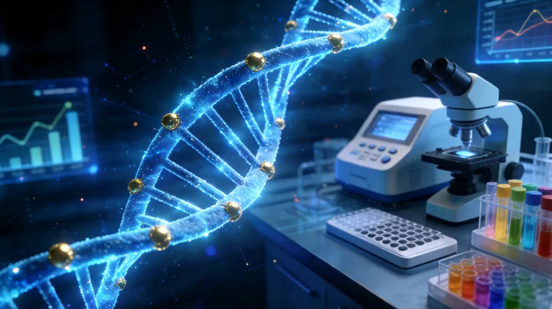 医生与患者沟通基因检测方案的场景