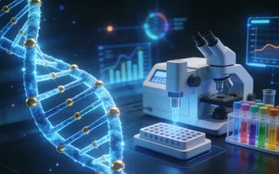 肺癌病理切片在显微镜下的图像