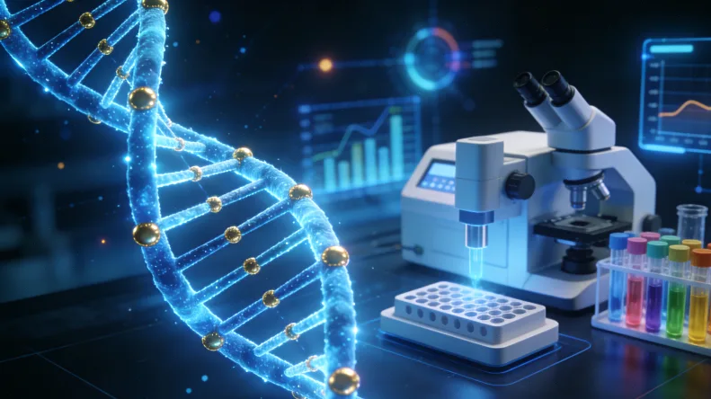 手术蜡块与切出的病理白片示意图