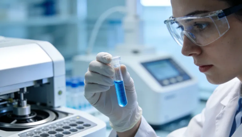 医生与患者共同查看影像报告