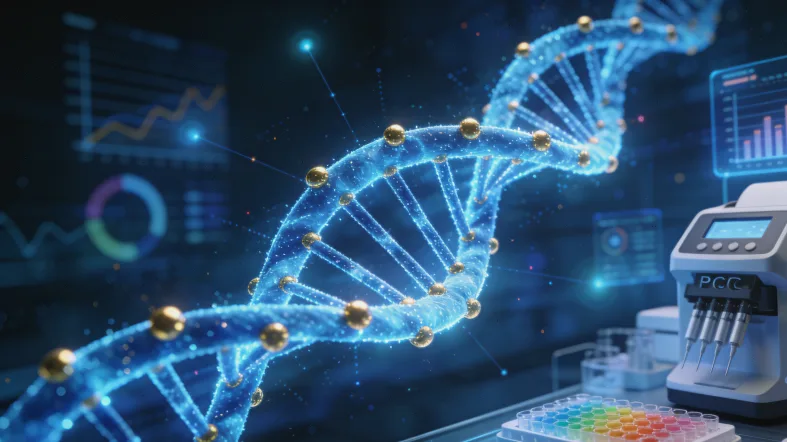 病理报告示意图:圈出IHC和FISH结果部分,重点标注“HER2阳性”结论。