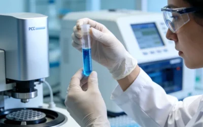 女性与医生讨论基因检测报告