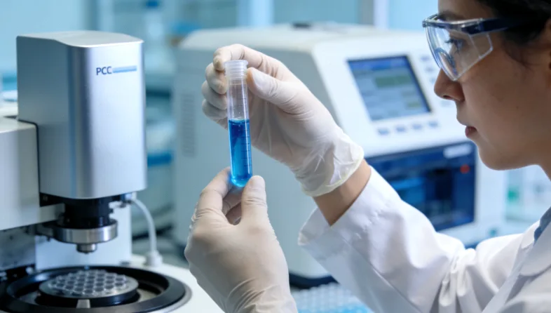 女性与医生讨论基因检测报告