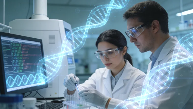 图表展示BRCA携带者与普通人群乳腺癌风险对比