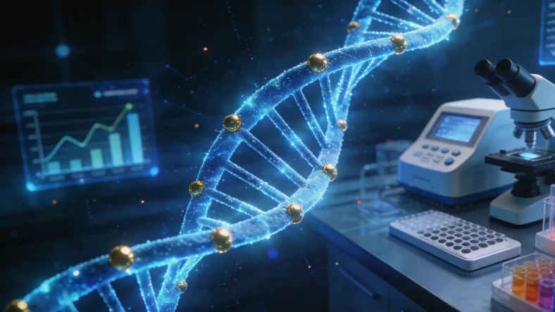 BRCA基因与DNA修复机制示意图