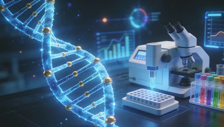 NGS与单基因检测流程对比示意图