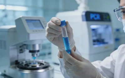 医生与患者讨论检测报告的场景