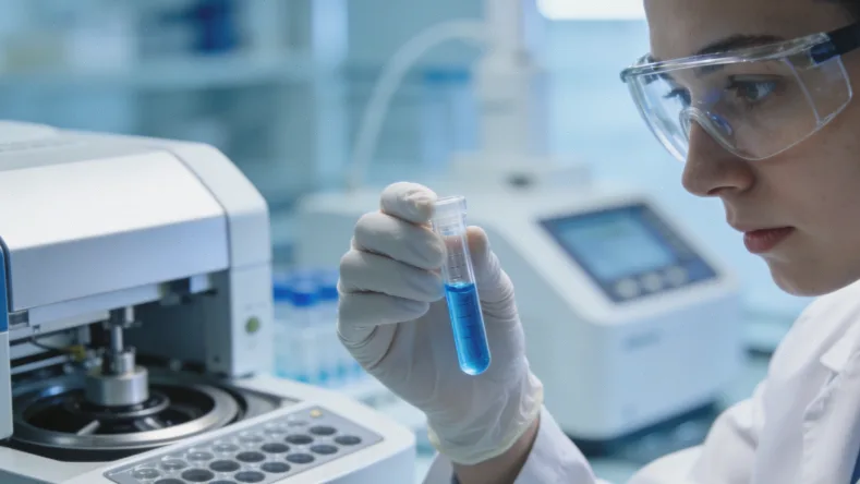 肿瘤细胞含量高低不同的病理切片对比图