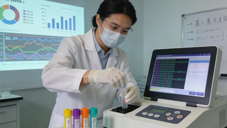 一份详细的ALK基因检测报告单特写