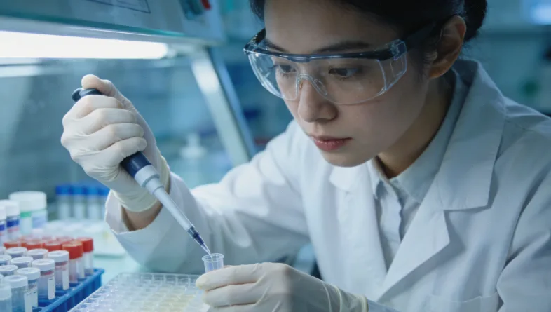 组织活检与液体活检（抽血）对比图