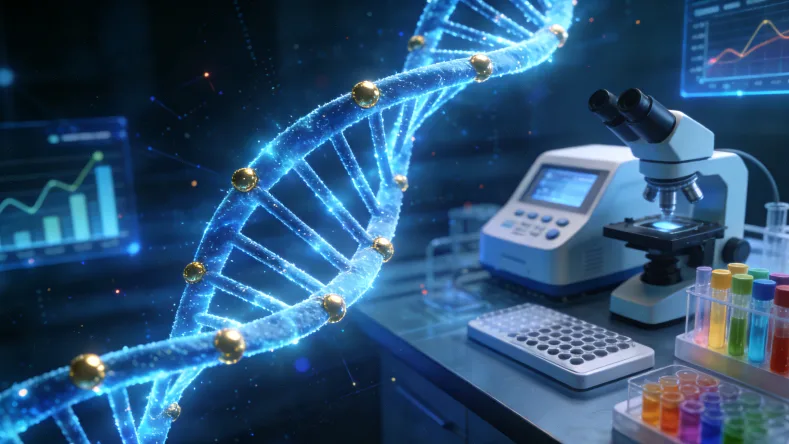 肿瘤释放ctDNA进入血液的卡通图解