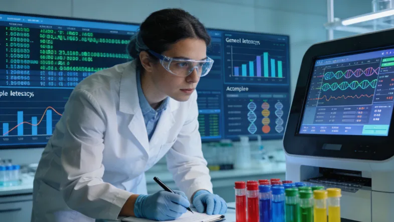 组织活检与血液检测（液体活检）对比图