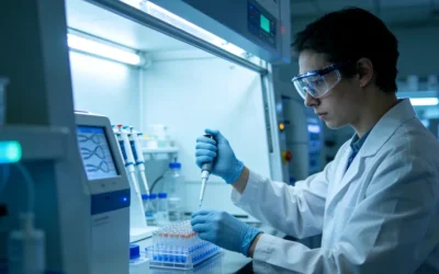 医生与患者家属沟通检测方案的场景