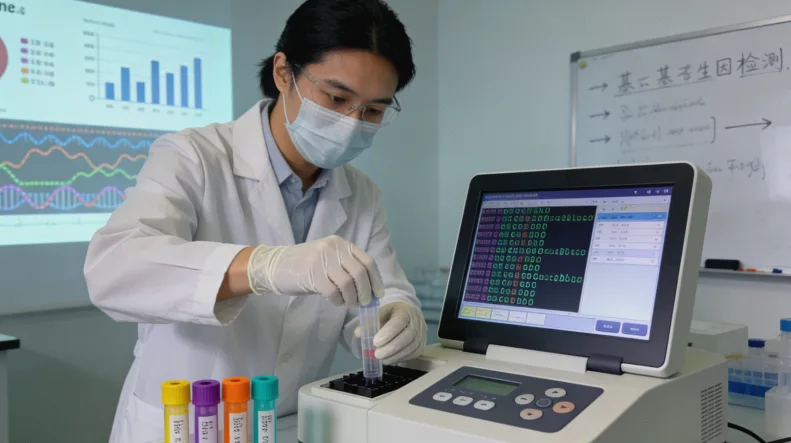 组织活检与血液活检（液体活检）对比图