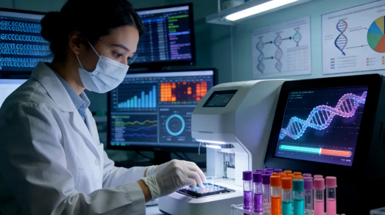 医生与患者沟通检测方案示意图