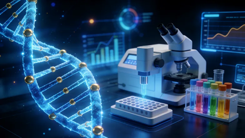 DNA双螺旋与错配修复蛋白工作示意图