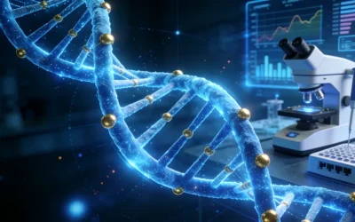 病理科医生从蜡块上切取组织薄片