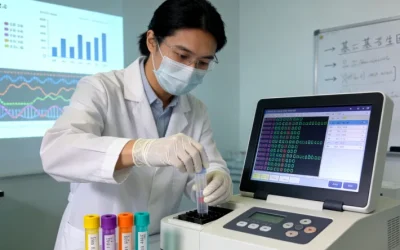 传统PCR与NGS检测MSI原理对比示意图