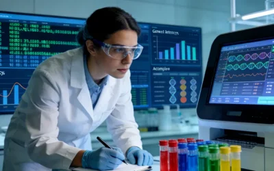 血液样本与组织样本对比示意图