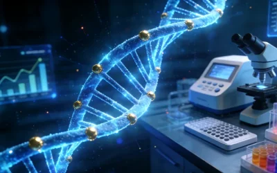 医生与患者家属沟通基因检测方案的场景