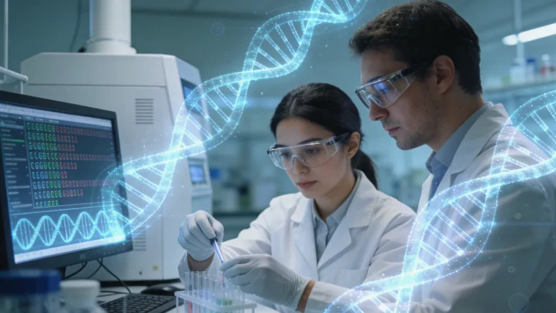 肿瘤细胞PD-L1（隐身衣）与T细胞PD-1结合示意图