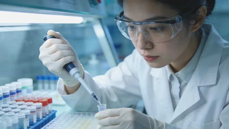 ctDNA“大海捞针”技术原理形象漫画